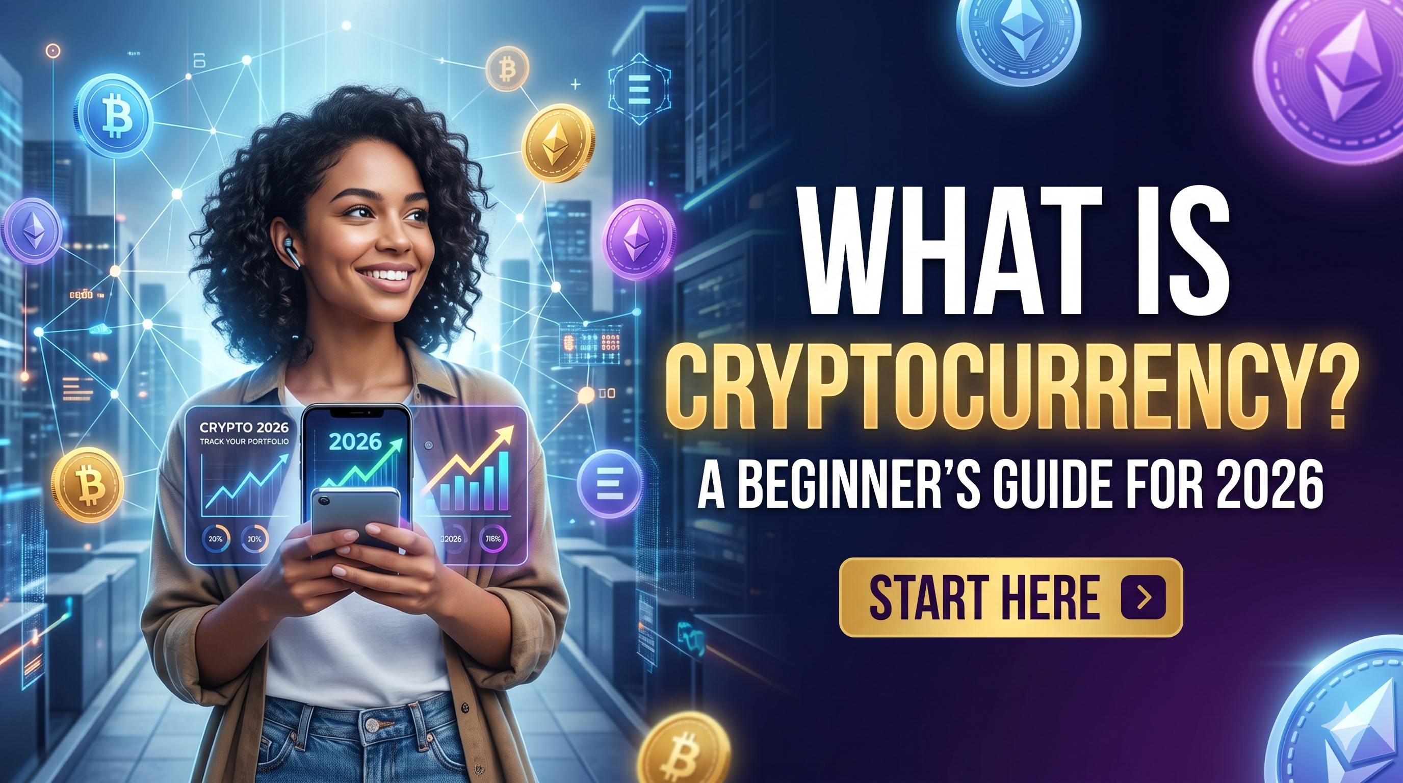 Beginner's guide to cryptocurrency — what it is, how it works, and how to buy it safely in 2026